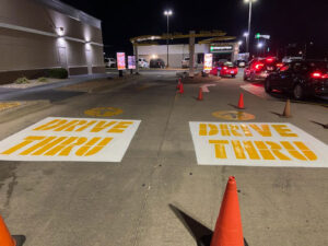 Wells Asphalt Sealcoat Parking Lot Striping and Marking Services - Madison County, Jersey County, Macoupin County, St Clair County, St Charles County, Lincoln County, Warren County, St Louis County, Green County, Jersey County