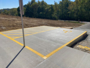 Wells Asphalt Sealcoat Parking Lot Striping and Marking Services - Madison County, Jersey County, Macoupin County, St Clair County, St Charles County, Lincoln County, Warren County, St Louis County, Green County, Jersey County